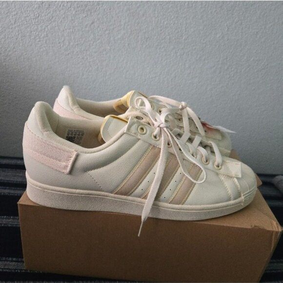 Adidas Shelltoe Boost Men 11 Superstar Parley Cream Off White Gf 112025 - Picture 10 of 11